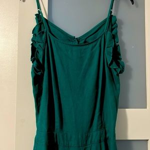 For CYNTHIA Medium Emerald Green Romper